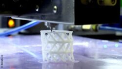 Image: Printing the support frame using a 3D printer; Copyright: bellaSeno