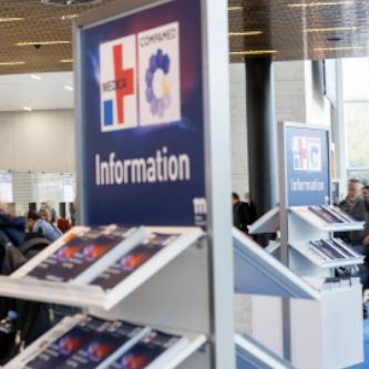 Foto: Infostand auf der COMPAMED
